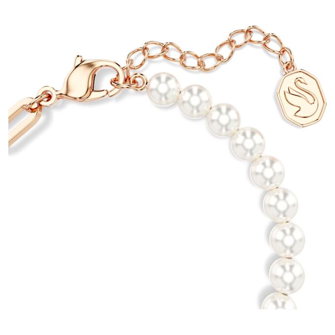 Teddy-Armband mit Kristallperle, Bär, Rosa, roségoldfarben plattiert Teddy-Armband mit Kristallperle, Bär, Rosa, roségoldfarben plattiert
