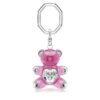 Teddy-Schlüsselanhänger, rosa, rhodiniert Teddy-Schlüsselanhänger, rosa, rhodiniert