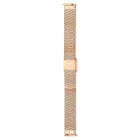 Uhrenarmband, 13 mm (0,51″) breit, Metall, roségoldfarben, roségoldfarbene Oberfläche Uhrenarmband, 13 mm (0,51″) breit, Metall, roségoldfarben, roségoldfarbene Oberfläche