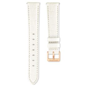 Uhrenarmband 16 mm (0,63″) breit, Lederarmband, weiß Uhrenarmband 16 mm (0,63″) breit, Lederarmband, weiß