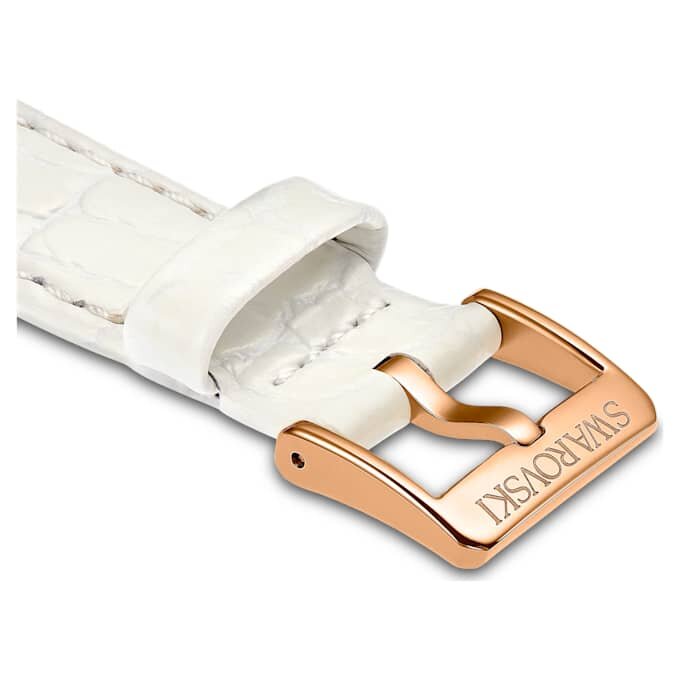 Uhrenarmband 16 mm (0,63″) breit, Lederarmband, weiß Uhrenarmband 16 mm (0,63″) breit, Lederarmband, weiß