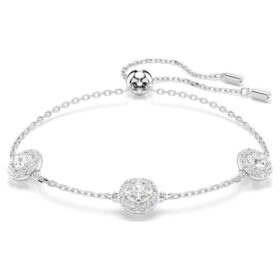 Una Angelic Armband mit rundgeschliffenen, doppelseitigen Motiven, weiß, rhodiniert Una Angelic Armband mit rundgeschliffenen, doppelseitigen Motiven, weiß, rhodiniert