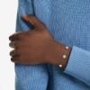 Una Angelic Armband mit rundgeschliffenen, doppelseitigen Motiven, weiß, rhodiniert Una Angelic Armband mit rundgeschliffenen, doppelseitigen Motiven, weiß, rhodiniert
