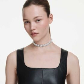 Una Angelic Choker Weiß, rhodiniert Una Angelic Choker Weiß, rhodiniert