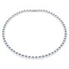 Una Angelic Halskette mit rundgeschliffenen Kristallen, blau, rhodiniert Una Angelic Halskette mit rundgeschliffenen Kristallen, blau, rhodiniert
