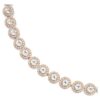 Una Angelic Halskette, Rundschliff, mittelgroß, weiß, rosévergoldet Una Angelic Halskette, Rundschliff, mittelgroß, weiß, rosévergoldet