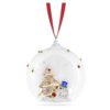 Weihnachtskugel „Holiday Cheers“ mit Baum und Schneemann