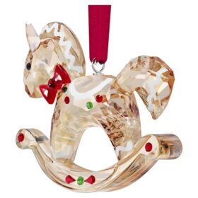 Weihnachtsstimmung: Lebkuchen-Schaukelpferd-Anhänger