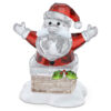 Weihnachtsstimmung: Weihnachtsmann und Schornstein Weihnachtsstimmung: Weihnachtsmann und Schornstein